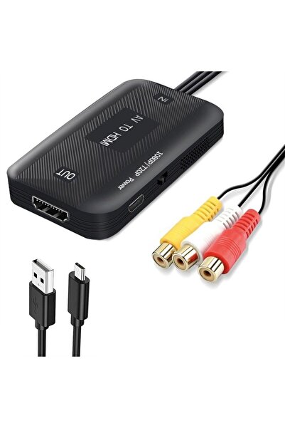 Choice محول فيديو كابل RCA 1080P، كابل RCA إلى HDMI، كابل وصلة HD، كابل صوت، ...