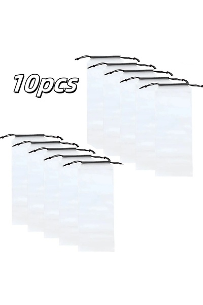 Choice 10PCS 5-20pcs Waterproof Drawstring Umbrella Bag Reusable Portable Umb...