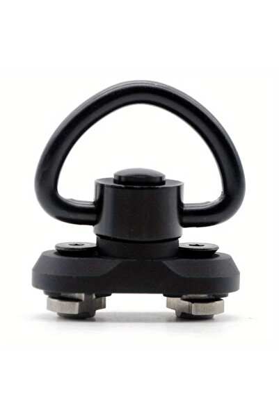 Choice حامل تثبيت أسود بنظام Keymod/M-lok: حلقات تعليق ثنائية النقاط وحلقة تع...