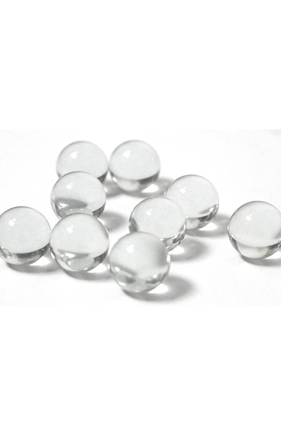 Choice كرات زجاجية شفافة صلبة من الرخام، 16 مم، 20 قطعة/عبوة، 10 مم، 14 مم، 1...