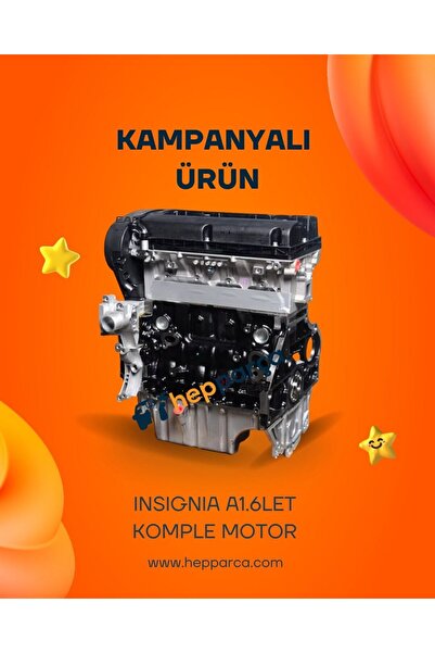 mette Opel Insignia A 1.6 LET Komple Sandık Motor Korea