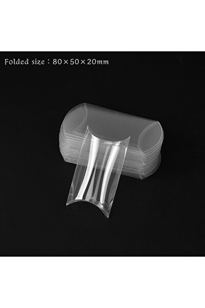 Choice ٢٠ قطعة B01 ١٠/٢٠ قطعة علب حلوى متعددة الأحجام على شكل وسادة، هدايا زف...