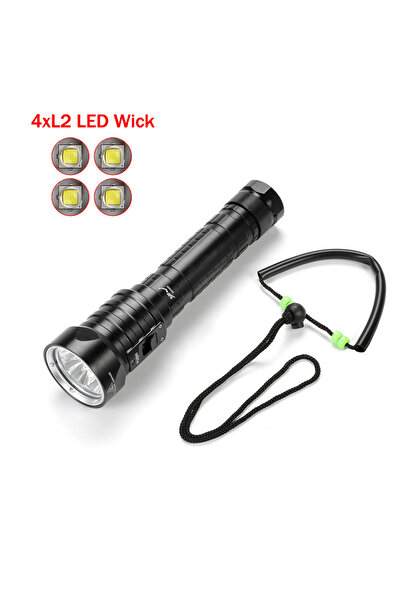 Choice Lithium Ion Battery White light Waterproof Super Bright Scuba Flashlig...
