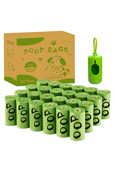 choice2 8Rolls 120bags green Certified Compostable Dog Waste Bags 100% Leak-P...