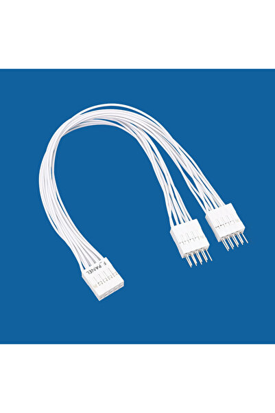 Choice كابل توصيل أبيض من RGEEK بطول 20 سم وقطر 2.54 مم، من نوع F_PANEL، أحاد...