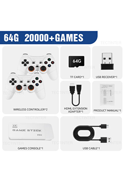 Choice 64G without box M15 Pro Game Stick Retro Video Game Console with Wirel...