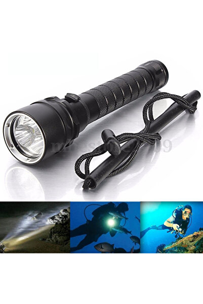 Choice 21-30W New Waterproof 50000LM 3x T6 LED Scuba Diving Flashlight Underw...