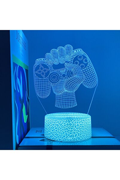 Choice أضواء زخرفية بنمط لوحة ألعاب مكونة من 7 ألوان وقاعدة متشققة، وإضاءة نا...