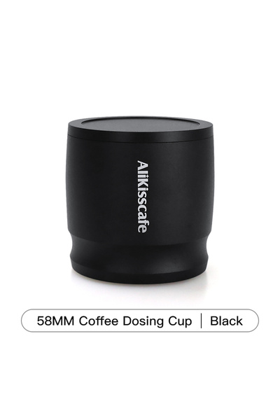 Choice1 58MM Black AliKisscafe Espresso Dosing Funnel Coffee Dosing Cup Blind...