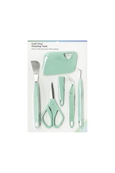 Choice WT-01-5p-green Vinyl Weeding Tool Kit,Basic Tool Kit for Cricut and Si...