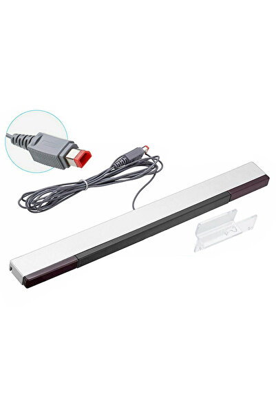 Choice شريط استشعار سلكي/لاسلكي أبيض اللون لجهاز Wii Wii U، مستقبل إشارة الأش...