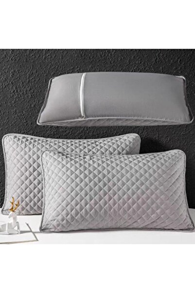 Choice Grey-With Zipper Anti Comfortable Cotton Pillow Cover Head oil Isolati...