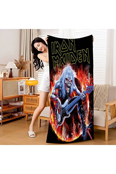 Choice Cotton 30x30cm z7 Band I-Iron M-Maidenes Microfiber Beach Towel Absorb...