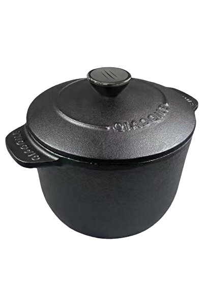 APWIKOGER Black Cast Iron Rice Cooker Deepened Rice Pot Induction Compatible ...