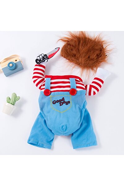 Choice ملابس قطط زرقاء مرحة، أزياء تنكرية، ملابس للكلاب والقطط الصغيرة والمتو...