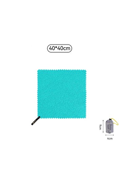 Choice منشفة هايكمان الخارجية سريعة الجفاف، لون أزرق بحيرة، مقاس 40×40 سم، مح...