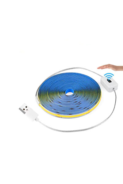 Choice شريط إضاءة LED COB أبيض دافئ بطول 1 متر، مزود بمفتاح تحكم يدوي، يعمل ب...