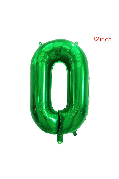 Choice 32inch 0 80cm Green Number Balloons 32 Inch Digit Balloon Anniversary ...