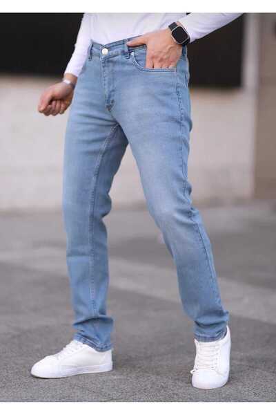 Denim Blugi bărbați Pantalon Koyo Laji? Fermoar Talie înaltă Picior lat