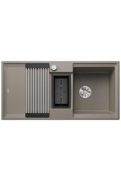 Blanco ADIRA 6 S Granit Evye, Tartufo Renk, Tezgah Üstü, Çift Yönlü, 1.5 Hazn...