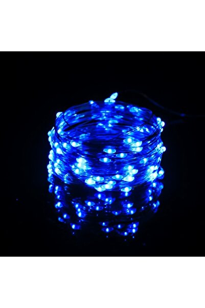 Choice سلسلة إضاءة LED زرقاء تعمل بمنفذ USB، مزودة بـ 8 أوضاع تحكم عن بعد، بط...