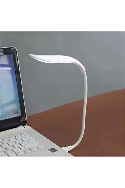 Choice مصباح مكتبي صغير محمول أبيض اللون مزود بمنفذ USB وإضاءة LED قابلة للطي...