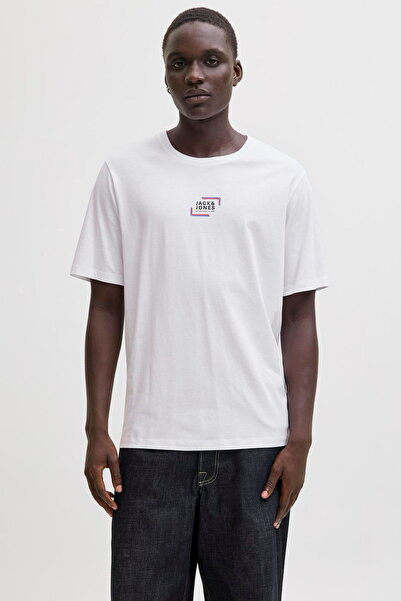 Jack & Jones Crew Neck Logo Printed T-Shirt - Corp