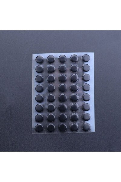 Choice Black 40Pcs 6.5mm diameter 0.8mm thickness Small Dots Universal Mouse ...