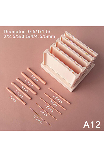 Choice1 قوالب لف شرائح الطين الناعم A12 (0.5-5 مم) لصنع أقراط وأساور وقلادات ...