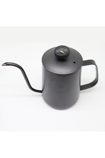 Choice thermometer 350ml Drip Kettle Coffee Tea Pot With Thermometer Non-stic...
