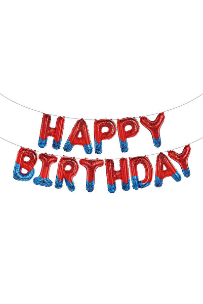 Choice Other A-1set(16inch) Spider Theme Happy Birthday Banner Party Decorati...