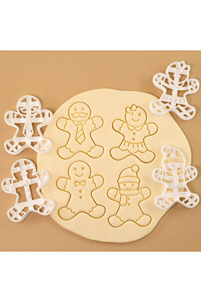 choice2 4 قطع - 802 قطعة واحدة/مجموعة من 4 قطع قالب تقطيع بسكويت رجل الزنجبيل...