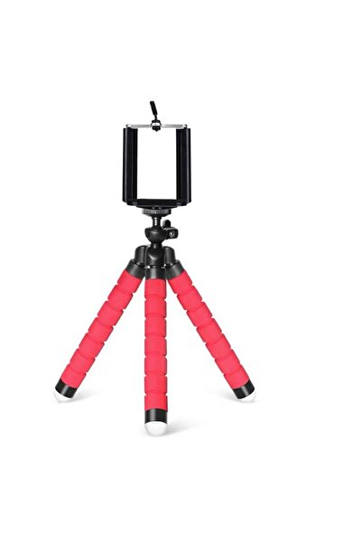 Choice حامل ثلاثي القوائم صغير متعدد الاستخدامات للتصوير الفوتوغرافي، أحمر ال...