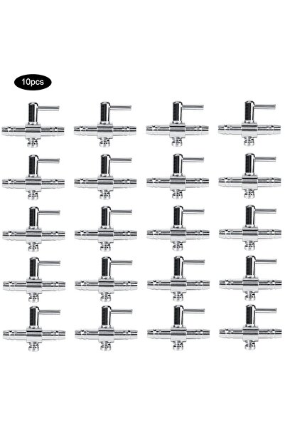 Choice As picture 10Pcs Stainless Steel Aquarium Oxygen Pump Air Volume Flow ...