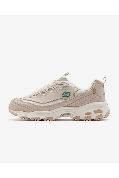 SKECHERS D'lİtes Kadın Natural/Yeşil Sneakers 150244 NTGR