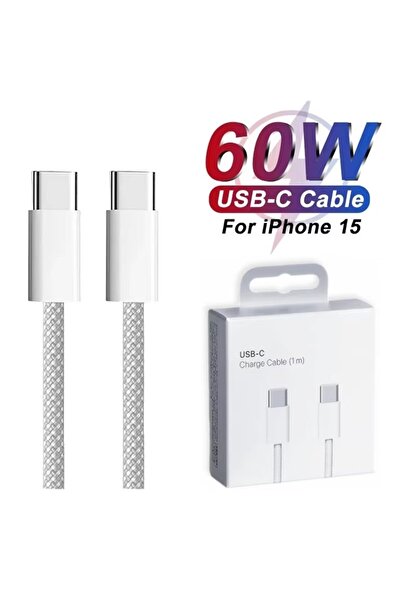 Choice كابل شحن سريع مزدوج USB-C بطول 1.5 متر، يدعم الشحن السريع بقوة 60 واط،...