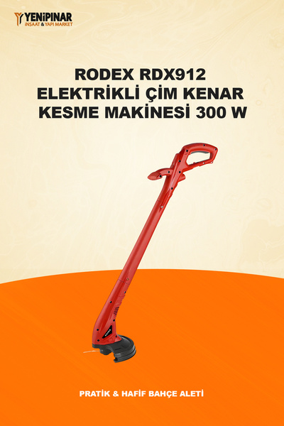 Rodex RDX912 Elektrikli Çim Kenar Kesme Makinesi 300 W | Pratik & Hafif Bahçe...