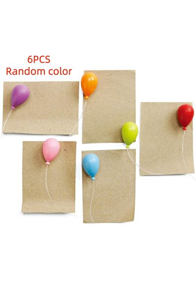 Choice 6PCS Random color Hot Air Balloon Refrigerator Magnet Set of 6 ABS Res...