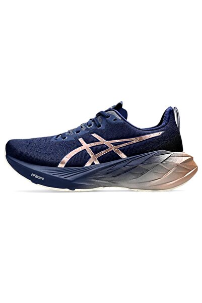 Asics Novablast 4 Outdoor Running Shoes Blue/Gold for Men/Women/Students