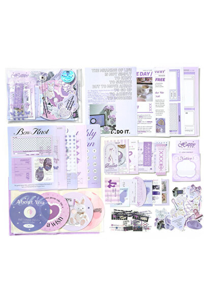 choice2 مجموعة لوازم سكرابوكينغ من ميست سيمنو، مجموعة حرفية من 101 قطعة مع ور...