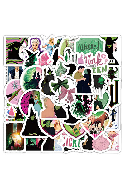 Choice 50Pcs 50Pcs Wicked Stickers Cartoon Magic Bad Witch Waterproof Stickers
