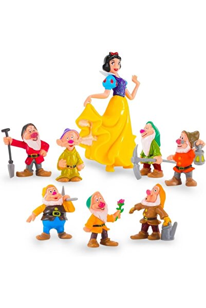 Choice MULTI Snow White and The Seven Dwarfs Mini Figurines – 8Pcs Set Prince...