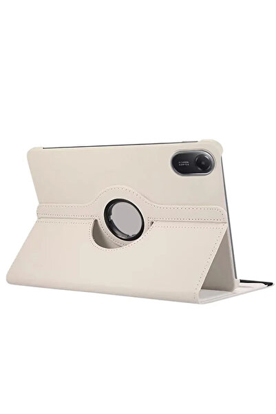 Choice جراب أبيض لجهاز Redmi Pad 2 مقاس 11 بوصة، مزود بحامل قلاب ذكي قابل للد...