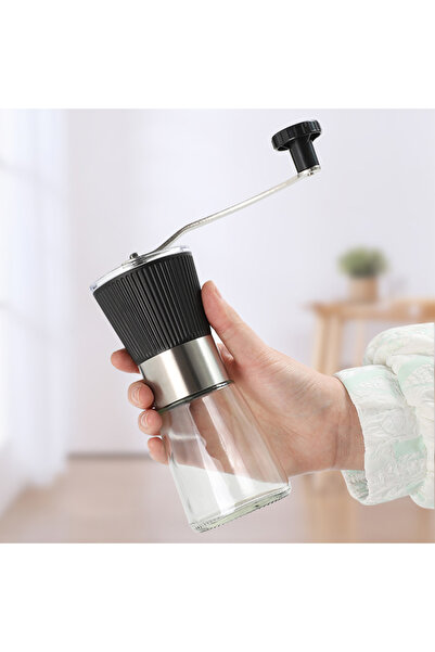 Choice 1PCS-W305 1PCS Manual Coffee Grinder Glass Portable Outdoor Coffee Mac...