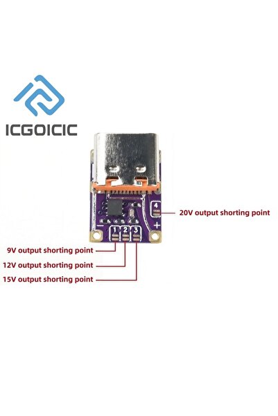 Choice1 وحدة شحن سريع منخفضة الجهد ICGOICIC PD3.0 PD3.1 QC3.0 Deceiver DC 5/9...