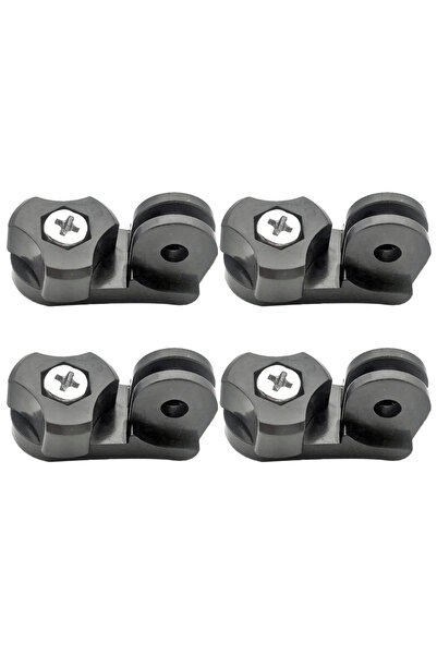 Choice مجموعة من 4 قطع، محول حامل ثلاثي صغير مقاس 1/4 بوصة لكاميرات GoPro Her...