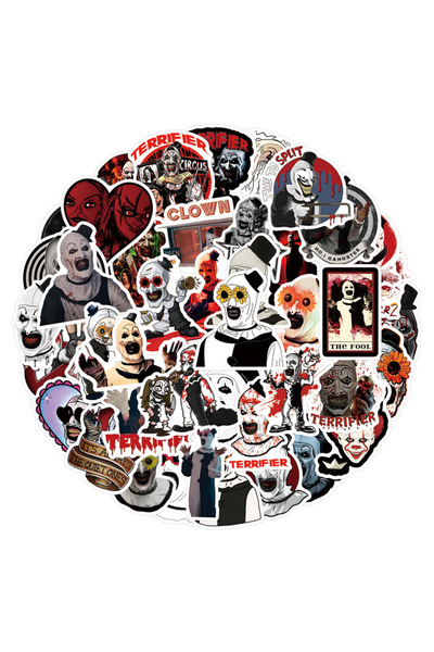 Choice 55Pcs 55Pcs Terrifier Stickers, Scary and Horror Graffiti Stickers, DI...