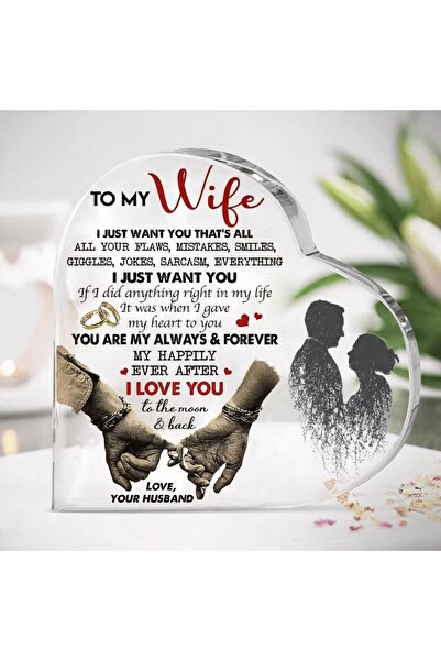 Choice لوحة أكريليك على شكل قلب، قطعة واحدة، ديكور منزلي على شكل قلب من الزوج...