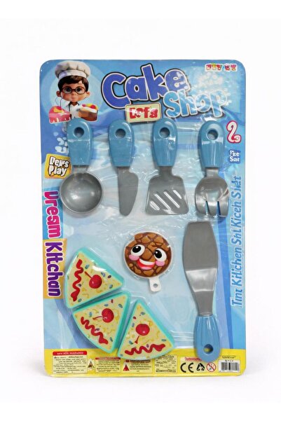 NASYONEL TOYS Oyuncak Mutfak Seti – Pizza & Pasta Dilimleme Seti, Çocuklar İç...