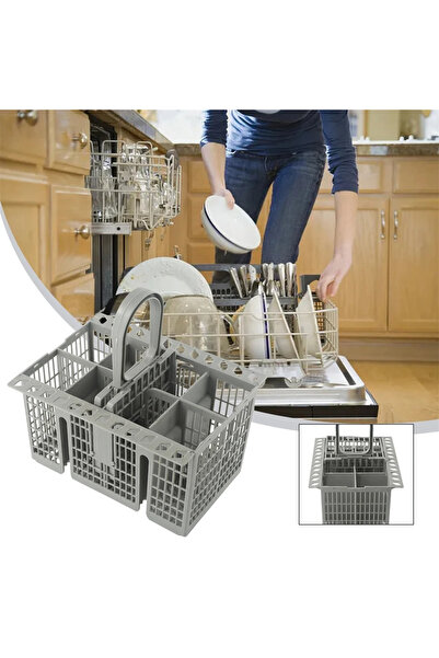 Choice سلة أدوات مائدة قابلة للفصل لغسالة الأطباق، أدوات مائدة محمولة، شوكة، ...